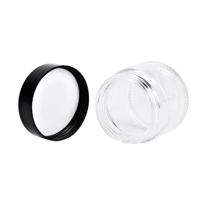 Transparent Cosmetic Packaging Jar Eye Cream Glass Jar With Lid