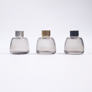 100ml Glass Reed Diffuser Bottle with Gold Lid Luxury Empty Glass Bottle Aromatherapy Oil Bottle