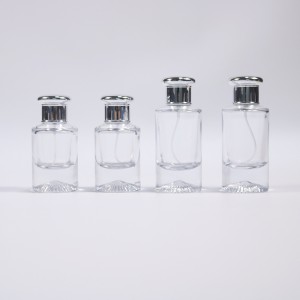 30 ml 50 ml logo tilpasset parfymeflaske i glass med tykk bunn