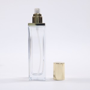 40/100/120ml стаклено шише со спреј за пакување за нега на кожа