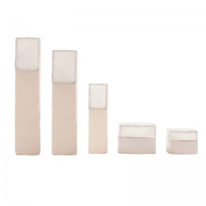 Kemasan kosmetik khusus kaca produk perawatan kulit wadah set botol lotion