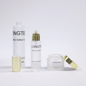 Custom Lotion Cosmetic Packaging Skin Care Set Bottle Free Design