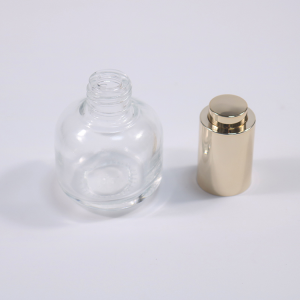Matēta cilindriska pilinātāja ēteriskās eļļas stikla pudele