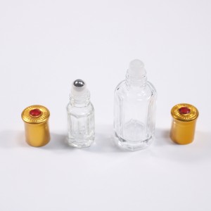 3/6/9/12ml octagonal roller bottle essential oil roller bottle sub-bottling