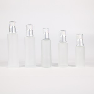 Lotion pump bottle facial cream jar 30ml  50ml 100ml glass bottle