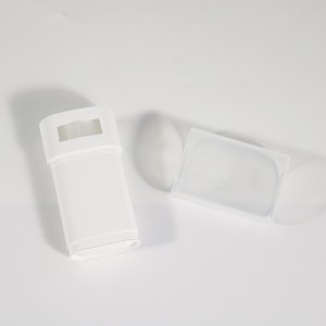oval deodorant stick container twist empty round 15g