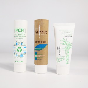 cosmetic tube squeeze PCR Paper Sugar Cane foundation packaging