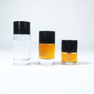 Cylindrical Perfume Bottles 30ml 50ml 100ml Transparent