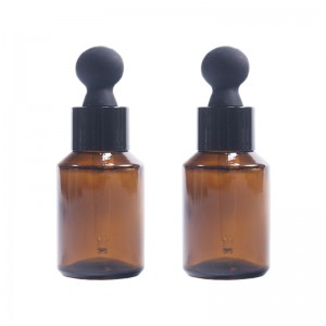 30ml Round Serum Amber Glass Dropper Bottle