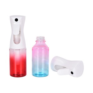 Sprayflaske parfyme for rengjøring 300 ml plastflaske kontinuerlig hårsprayflaske hårtåkesprøyte