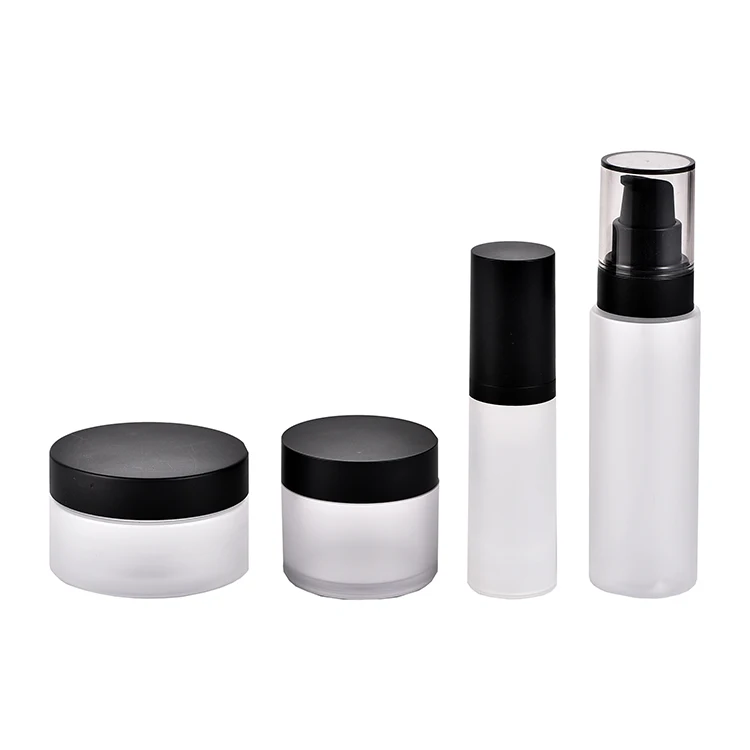 I-Cosmetics suit Package Pet Fastern spray emulsion bottle kunye neCream Jar