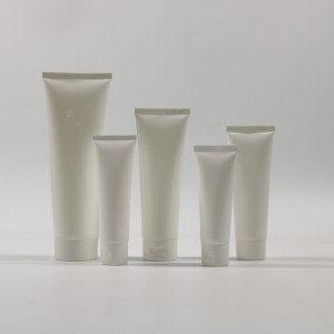 Squeeze tube plastic cosmetic skin cream packaging tube with flip cap