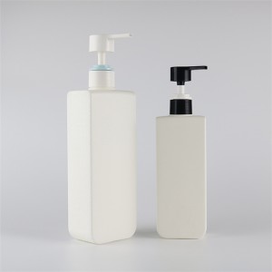  Square Shampoo Pump Plastic Bottle PET500ML Bottle Screen Printing