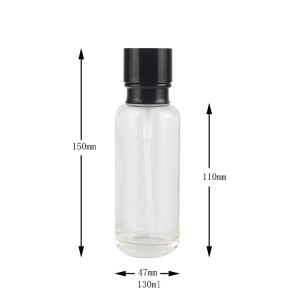 30ml 50ml 100ml 120ml cosmetic skincare set essential oil dropper bottle