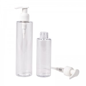 PET Shampoo Plastflasker med Lotion Pump Dispenser