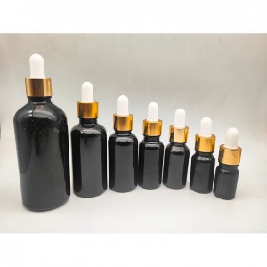 Glass Black Essential Oil Dropper Bottle 5ml 10ml 15ml 20ml 30ml 50ml 100ml