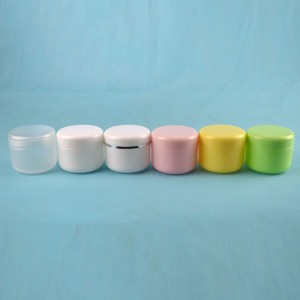 50g100g PP Cream Box Sefahleho sa Cream Jar Cosmetic Packaging Bottle Mask Jar ea polasetiki