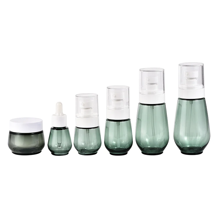 Cosmetic packaging plastic pump bottle skin care packaging kit