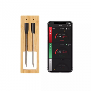 CXL001-B Pametni brezžični BBQ termometer za meso z dvema sondama Bluetooth