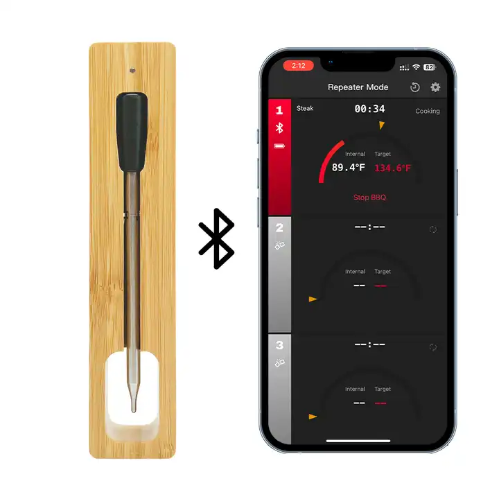 CXL001-C 263ft Smart BlueTooth Cooking BBQ Thermometer