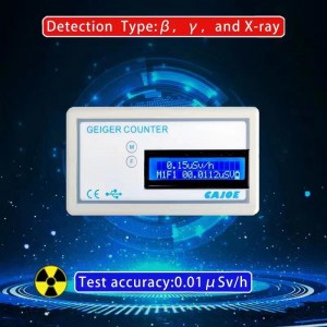 Miter tad-ditekter tar-radjazzjoni nukleari GMV2 Portable Digital Geiger Counter