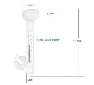 Termometer za vodo v bazenu LBT-9 s plavajočo vrvico