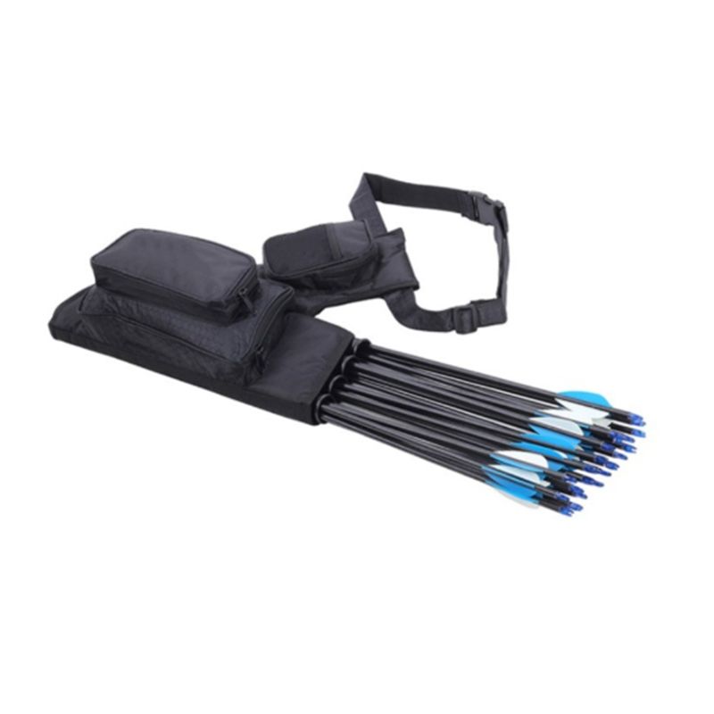 Manufactur standard Waterproof Fishing Bag - Outdoor Archery Four Tube Arrow Pot Waist Type Quiver Tube Bag – Lousun