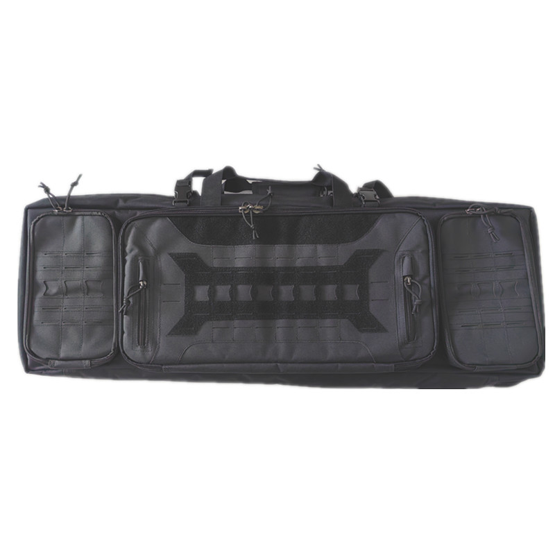 Tactical rifle case with laser die cut molle 36 inch length