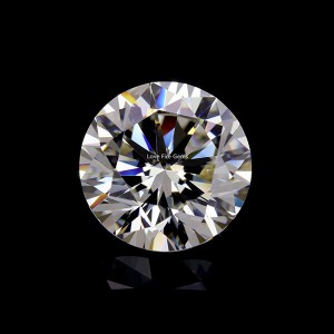 5a grade round shape 8 hearts&arrows cut g white cubic zirconia diamonds