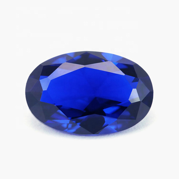 High quality 112# spinel oval stone synthetic blue spinel gemstones for jewelry making