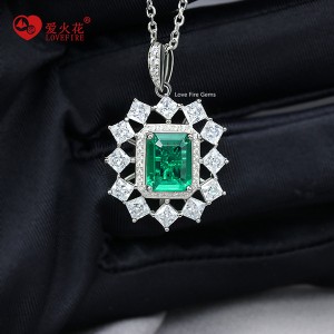 Fashion jewelry pendant necklace jewelry 925 sterling silver nano pendant