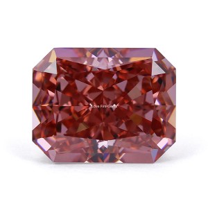8a grade loose gemstone crushed ice cut cz stone octagon  cubic zirconia