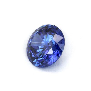 10HS&10AS high quality cz diamond 5a round cut sapphire blue cubic zirconia stones