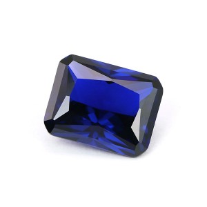 Synthetic spinel price per carat loose 112# blue spinel stone for jewelry