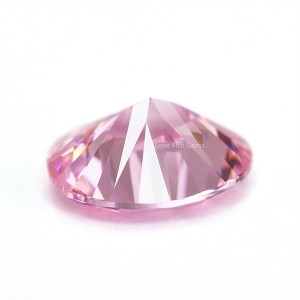 5a high carbon stones oval cut cz diamond usa pink fancy loose cubic zirconia