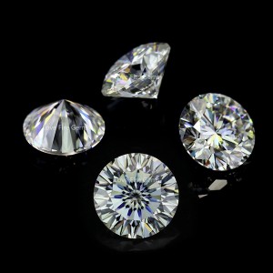 DEF color moissanite diamond special round cut 11 roses GRA certified moissanite