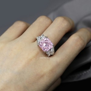 fine jewelry engagement gold plated cz gemstone 925 sterling silver rings for ladies