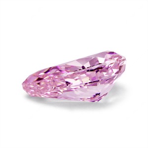 Best 4k Ice flower cut cz diamond pink color pear cut  8a cubic zirconia