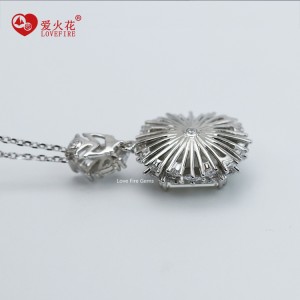 Fashion s925 silver cz charms&pendants