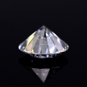 super white round D EF GH color  vvs gra certified diamond loose moissanite