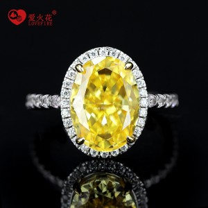 18k gold plated classic crush ice cut cz diamond 925 sterling silver rings