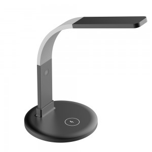 Best OEM Grey Ceramic Table Lamps Factories Pricelist –  LOVELIKING ID1 Ultra Thin Table Lamp with Wireless Charger , Eye-Caring light , 270 Degree Bendable Silicone Arm, 10+ Hours Long Last...