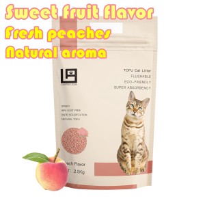 Fixed Competitive Price Cat Litter Scoop Holder - Love Pets Utopia Natural Peach Flavor Tofu Cat Litter – Pet Paradise