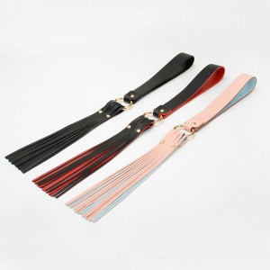 Leather Spanking Paddle Flogger for Love Game Play LF012