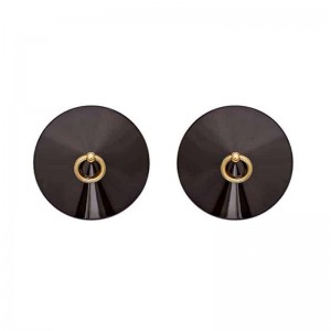 Adhesive Gold and Black Seamless Metal Nipple Clamps Manufacture