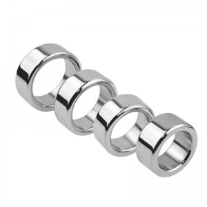 Set prstenova za muški penis od nehrđajućeg čelika – četiri veličine LF004