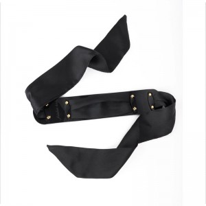 Luxury Satin Ties Restraints with Leather Handcuffs Manufacture