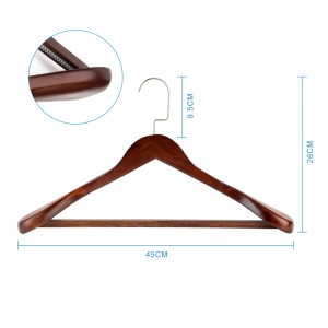 Wide Shoulder Wooden Suit Coat Hangers