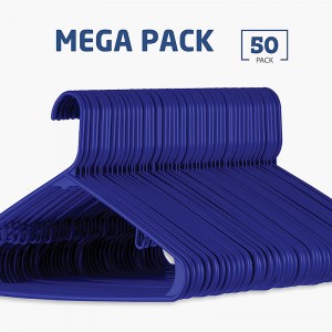 Standard Plastic Hangers White(50 Pack)