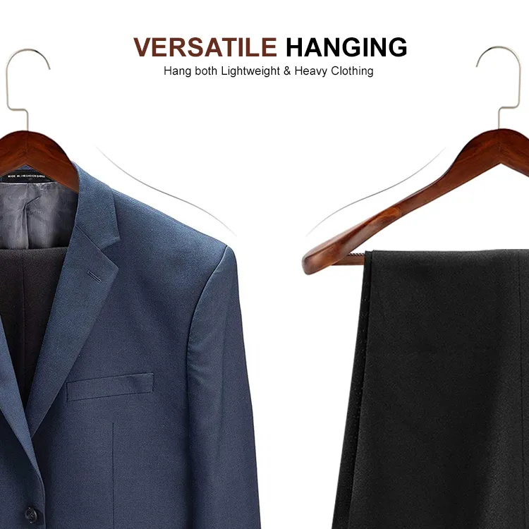 Cedar Contoured Coat Hanger with wide shoulder - More Than A Furniture Store